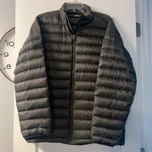 Cabela’s Dark olive green gray Down puffer jacket size M